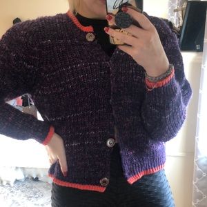 Free People Long Sleeve Button Cardigan